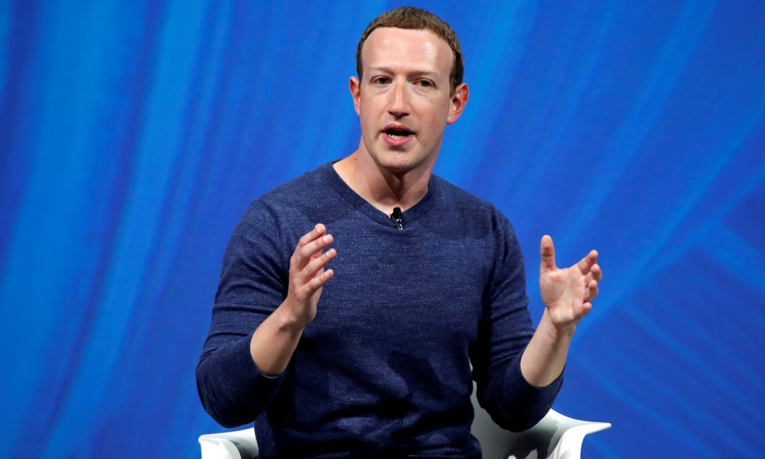 Mark Zuckerberg, Facebook CEO, is launching Libra, a new digital currency system. Photograph: Charles Platiau/Reuters