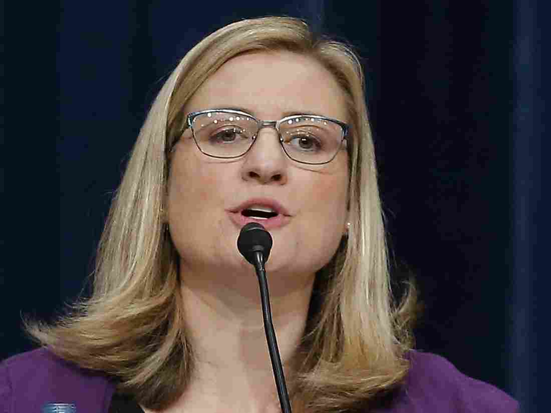 On Saturday, Phoenix Mayor Kate Gallego, pictured above in September 2018, apologized to the city following an outcry over footage showing police officers pointing a gun and yelling at a family as part of an investigation into a claim that a doll was shop