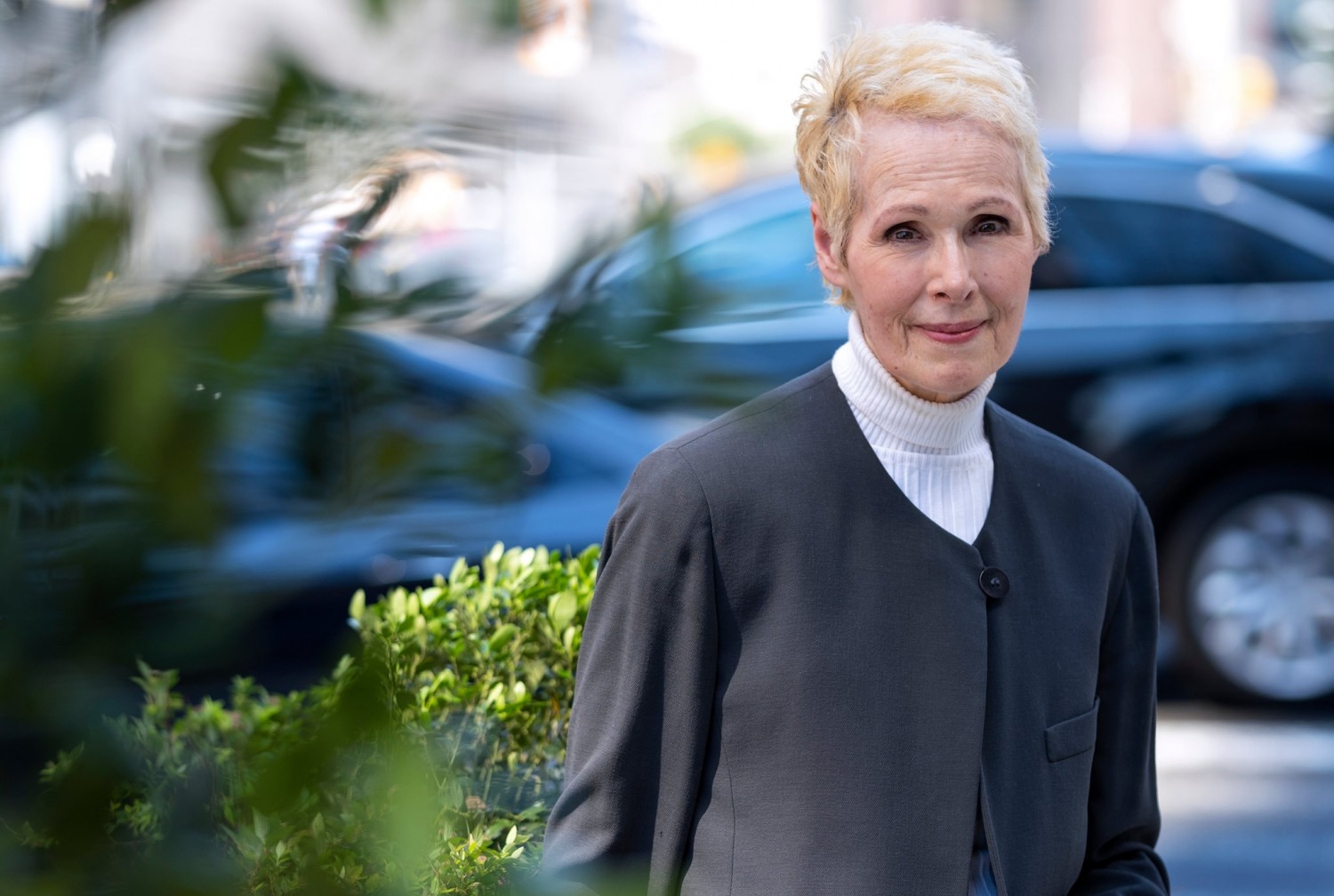 E. Jean Carroll on Sunday in New York. She says Donald J. Trump sexually assaulted her in a dressing room at a Manhattan department store in the mid-1990s. He denies the accusation.CreditCreditCraig Ruttle/Associated Press