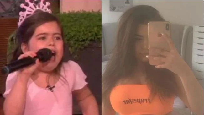 Sophia Grace, then and now.Source:Instagram