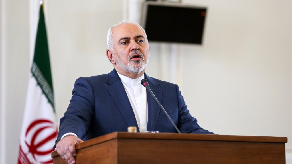 ATTA KENARE / AFP | Iran's Foreign Minister Mohammad Javad Zarif gives a joint press conference with his German counterpart (unseen) in the capital Tehran on June 10, 2019.