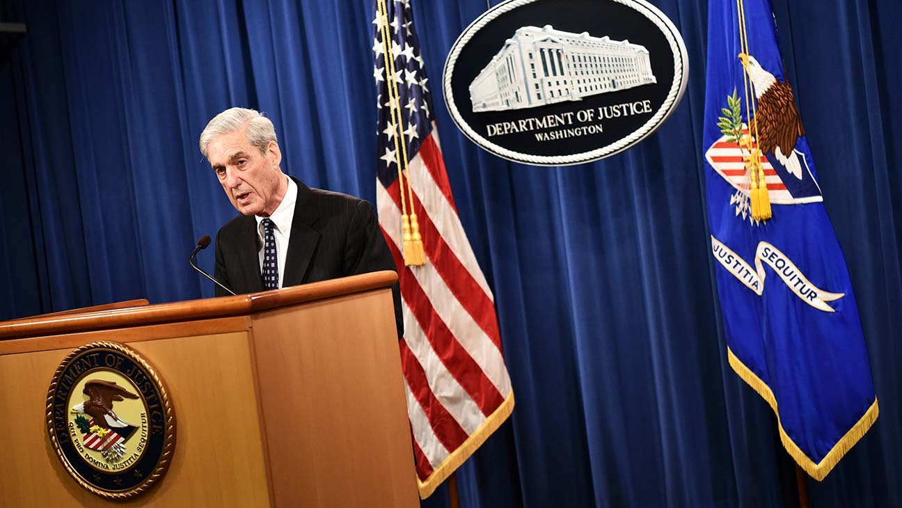 MANDEL NGAN/AFP/Getty Images Special Counsel Robert Mueller gave a brief update on his report on May 29.