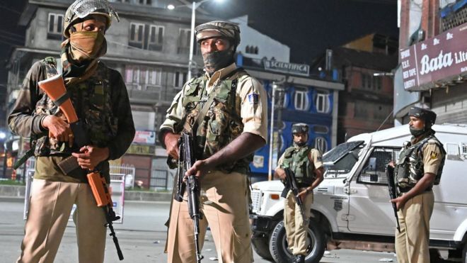 AFP / India has deployed tens of thousands of troops to Indian-administered Kashmir in recent days