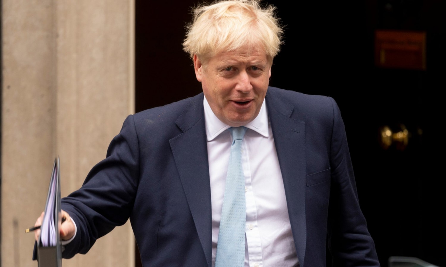 With a Brexit delay forced on him, Johnson could fight a general election on a platform of a hard Brexit. Photograph: Han Yan/Xinhua/Barcroft Media