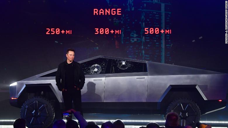 Elon Musk explains why the Cybertruck's windows broke
