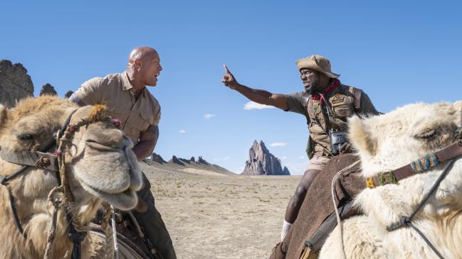 Dwayne Johnson and Kevin Hart have great on-screen dynamics Supplied by Sony Pictures.Source:News Regional Media