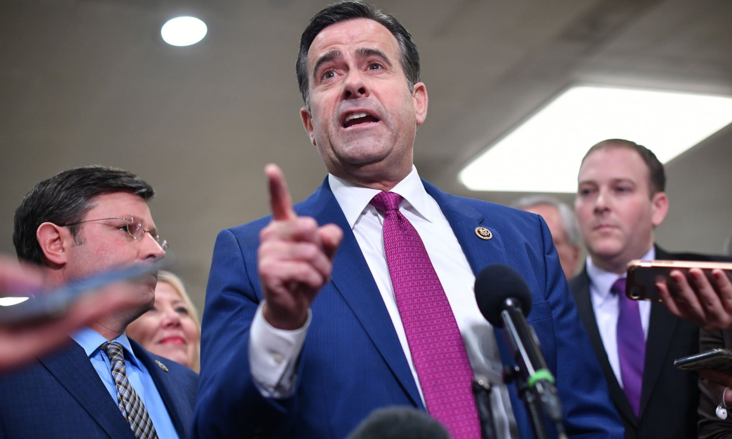 Trump has nominated John Ratcliffe, a Republican congressman from Texas, as director of national intelligence. Photograph: Mandel Ngan/AFP via Getty Images