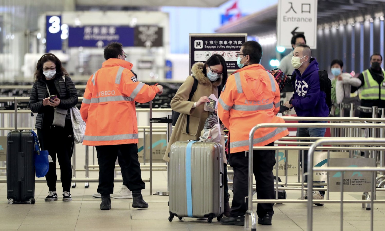 The UK Foreign Office has advised the 30,000 British nationals in China to leave the country if possible. Photograph: May James/Sopa/Rex/Shutterstock