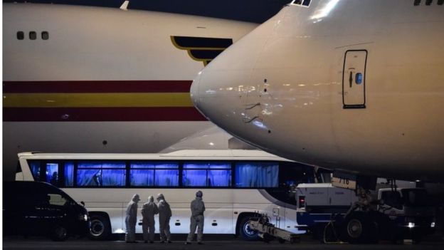 AFP / Those bound for the US left from Tokyo's Haneda Airport