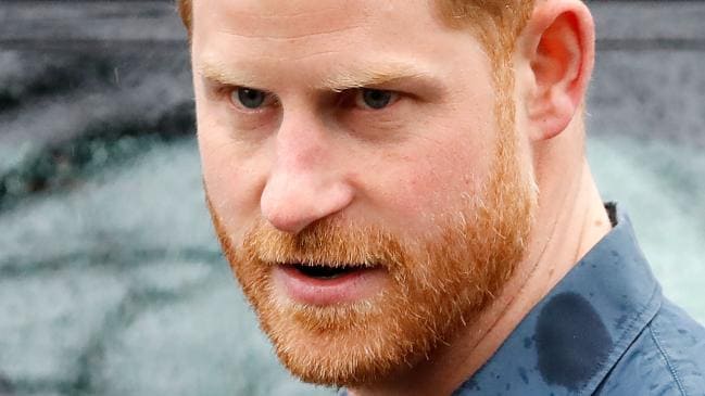 Prince Harry, Duke of Sussex, leaving Abbey Road Studios in London. Picture: Tolga Akmen / AFPSource:AFP