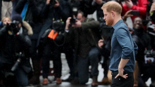 Prince Harry, Duke of Sussex at the iconic Abbey road crossing on February 28, in London. Picture: Chris JacksonSource:Getty Images