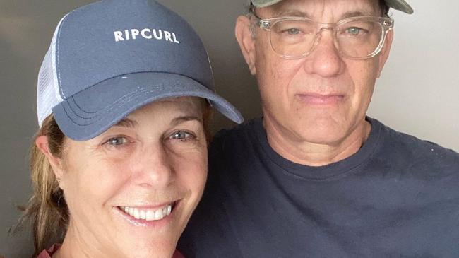 Tom Hanks with his wife Rita Wilson tested positive for coronavirus on the Gold Coast.Source:Instagram
