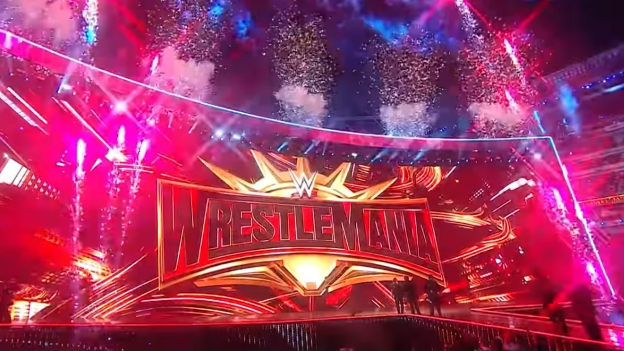 Screenshot from the WrestleMania 36 trailer ©  YouTube/WWE