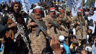 AFP / Taliban fighters were celebrating the US deal earlier this week