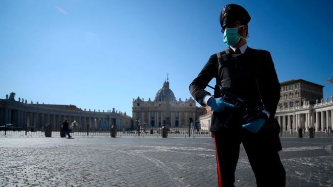 GETTY IMAGES / A lockdown imposed on 12 March in Italy has been extended