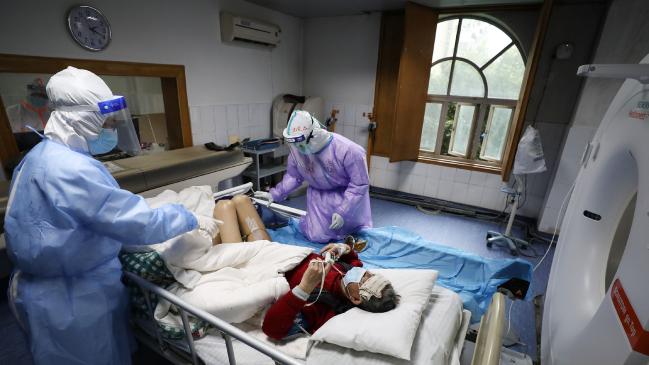 The disease has now killed more than 3000 people. Picture: STR / AFP/ China OUTSource:AFP