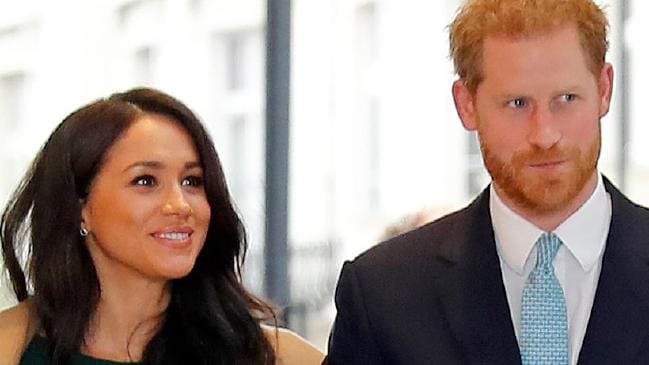 Prince Harry and Meghan Markle. Picture: AFP(R), Duke of Sussex, and Meghan, Duchess of Sussex arrive to attend the annualSource:AFP