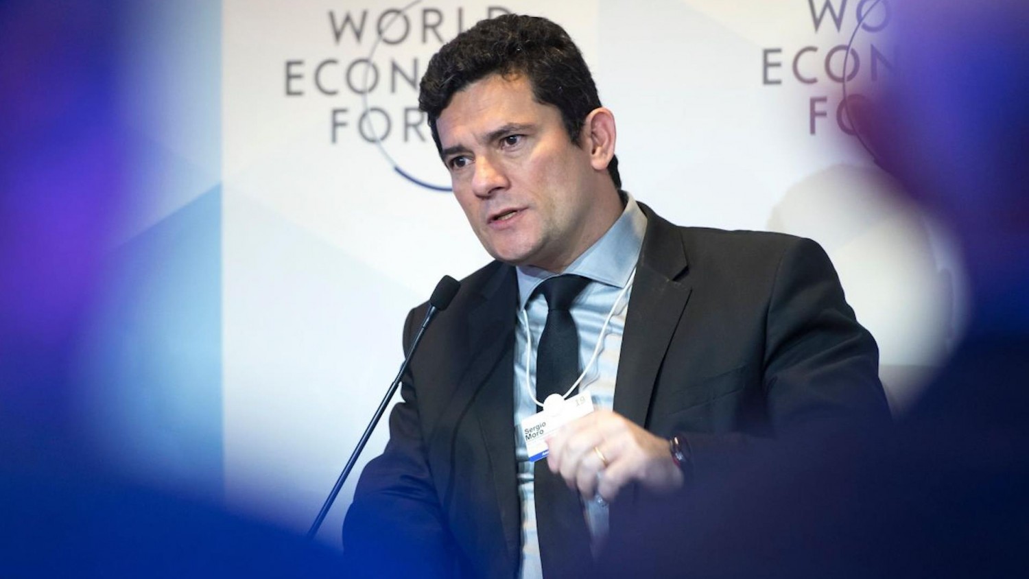 Sergio Moro, Brazil’s justice minister, sat down with The Wall Street Journal at the 2019 World Economic Forum in Davos to discuss some of the issues facing the country. Photo: Laurent Gillieron/Shutterstock (Originally published Jan. 24, 