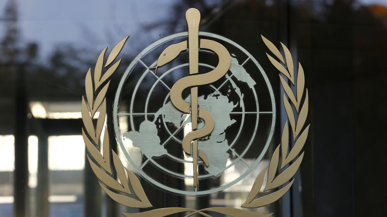 A logo of the World Health Organization (WHO). ©REUTERS / Denis Balibouse