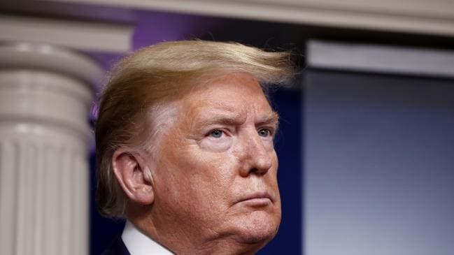 White House officials say there are discussions underway to change the format of Donald Trump’s virus briefings. Picture: AP/Alex BrandonSource:AP