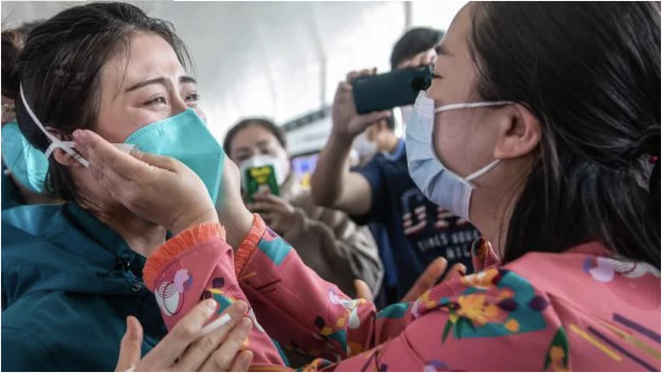 China didn’t tell the world about the pandemic until it was too late. Picture: STR / AFP / China OUT.Source:AFP