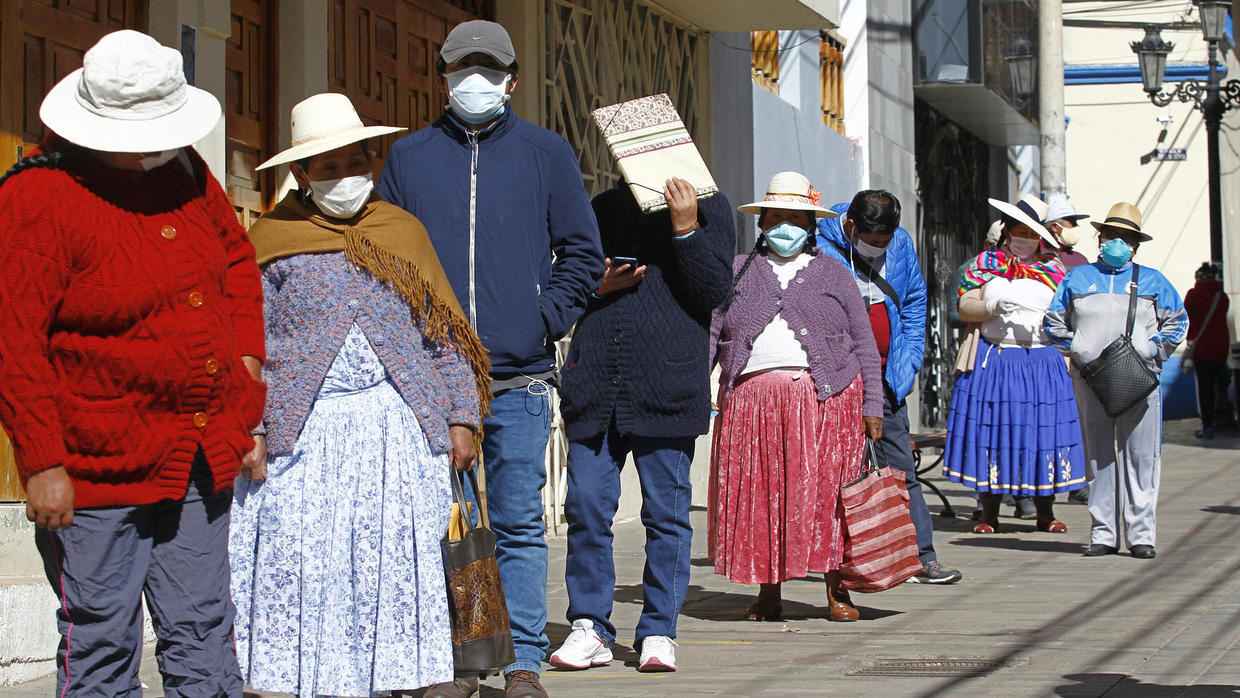 Peru has been particularly hard-hit by the coronavirus, with more than 100,000 cases and at least 3,000 deaths. © Carlos Mamani, AFP