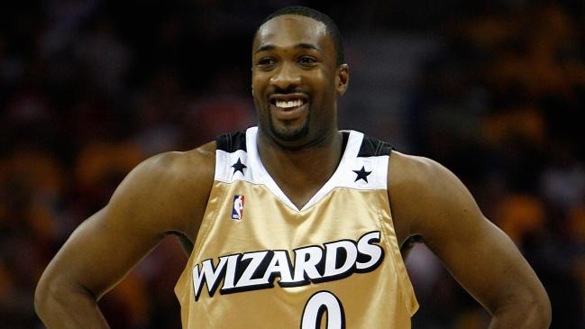 Gilbert Arenas with the Washington Wizards.Source:Getty Images