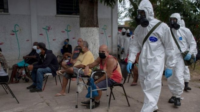 AFP/GETTY IMAGES / The real number of infections may be far higher in Brazil due to a lack of testing, health experts say