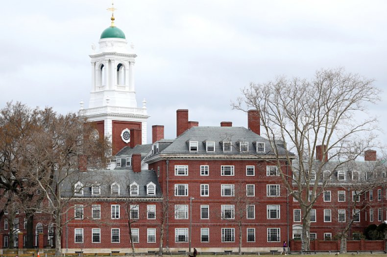 Harvard University campus shown on March 23, 2020. MADDIE MEYER/GETTY