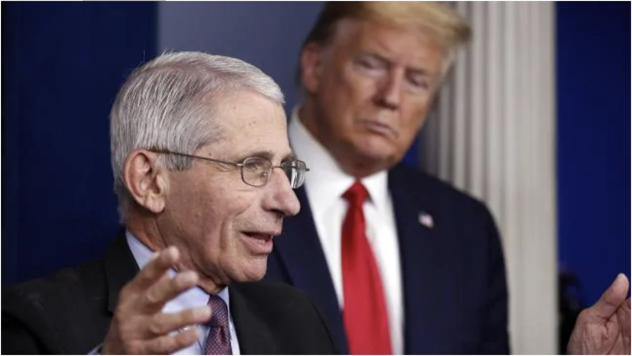 There is growing criticism of Dr Anthony Fauci. Picture: Alex Brandon/APSource:AP