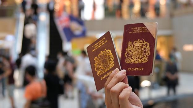 REUTERS / British National Overseas Passports do not confer nationality or the automatic right to live and work in the UK