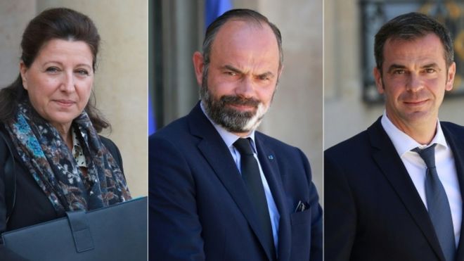 AFP / Agnès Buzyn (L), Edouard Philippe (C) and Olivier Véran are the subject of the inquiry