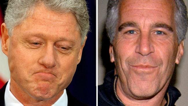 Bill Clinton has been named as a visitor to Jeffrey Epstein’s private island. Picture: Stephen Jaffe/AFP/Getty ImagesSource:Supplied