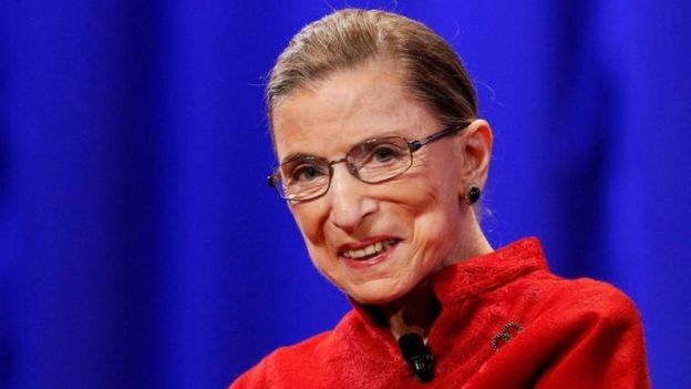 REUTERS / Ruth Bader Ginsburg, a passionate champion of women's rights, was the oldest judge on the US Supreme Court