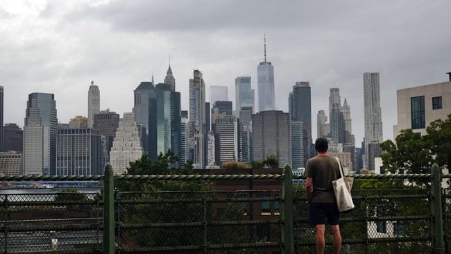 New York City faces a severe financial crisis as unemployment has risen to 16 per cent and thousands of wealthy residents who make up a vital tax base have fled the city. Picture: AFPSource:AFP