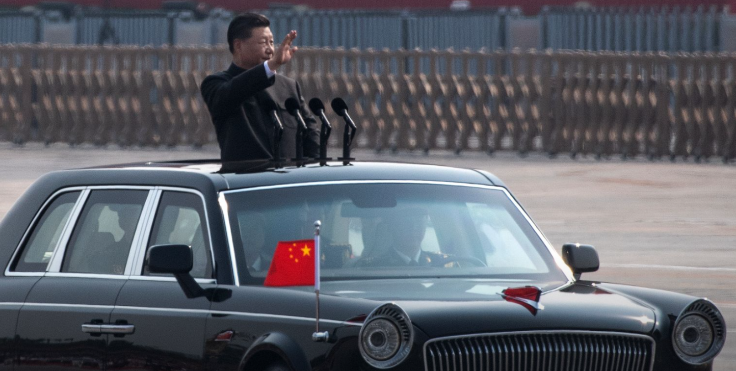 President Xi inspecting troops last year in Beijing.