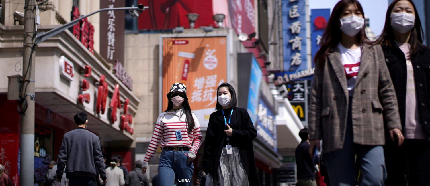 Shoppers in Shanghai last spring. ALY SONG/REUTERS