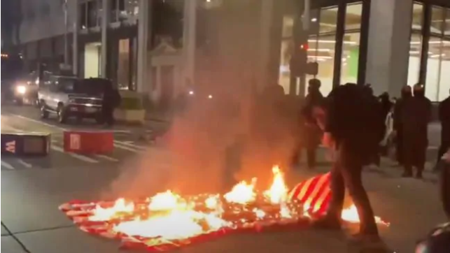 Protests in Seattle. Picture: BG On The SceneSource:Twitter