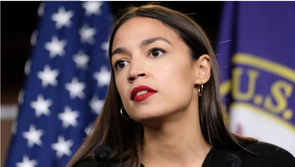 Controversy over trading over GameStop stocks have made strange political bedfellows for congresswoman Alexandria Ocasio-Cortez and Donald Trump Jr. Picture: Alex Wroblewski/Getty Images/AFPSource:AFP