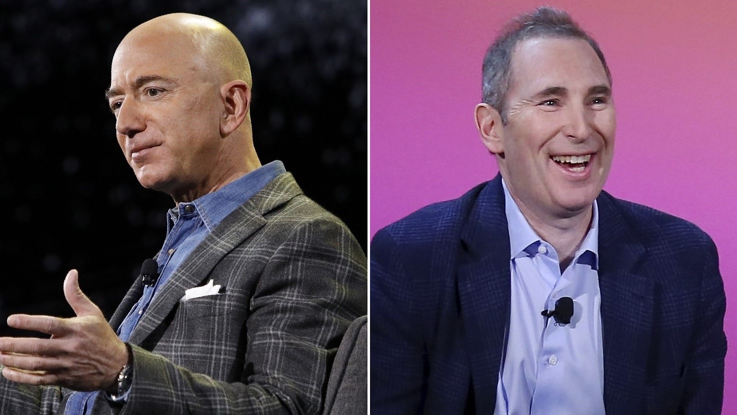 Amazon's Jeff Bezos & Andy Jassy