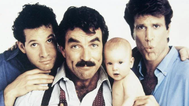 Three Men And A Baby came out in 1987 – and still makes a killing.Source:Supplied