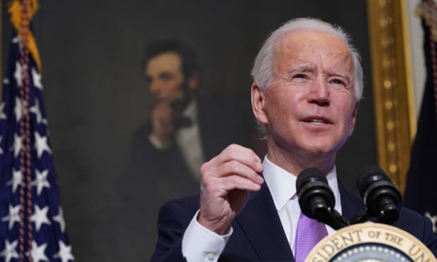 The American Families Plan reflects many of Joe Biden’s campaign promises. Photograph: Mandel Ngan/AFP/Getty Images