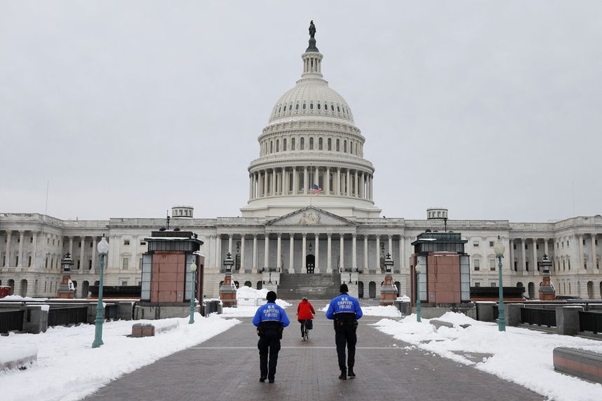 For the anniversary of the Jan. 6 riot at the Capitol, Homeland Security said the department is operating ‘at a heightened level of vigilance.’ PHOTO: TOM BRENNER/REUTERS