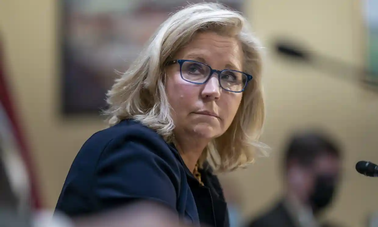 Liz Cheney says on CBS’s Face the Nation: ‘We can either be loyal to Trump or we can be loyal to the constitution, but we cannot be both.’ Photograph: J Scott Applewhite/AP
