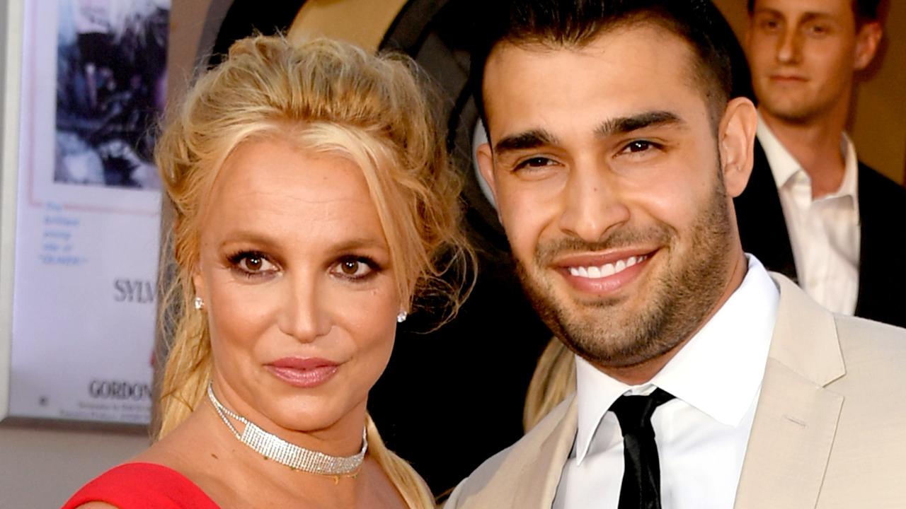 Spears - pictured here with fiance Sam Asghari - is set to open up about her life. Picture: Kevin Winter/Getty Images