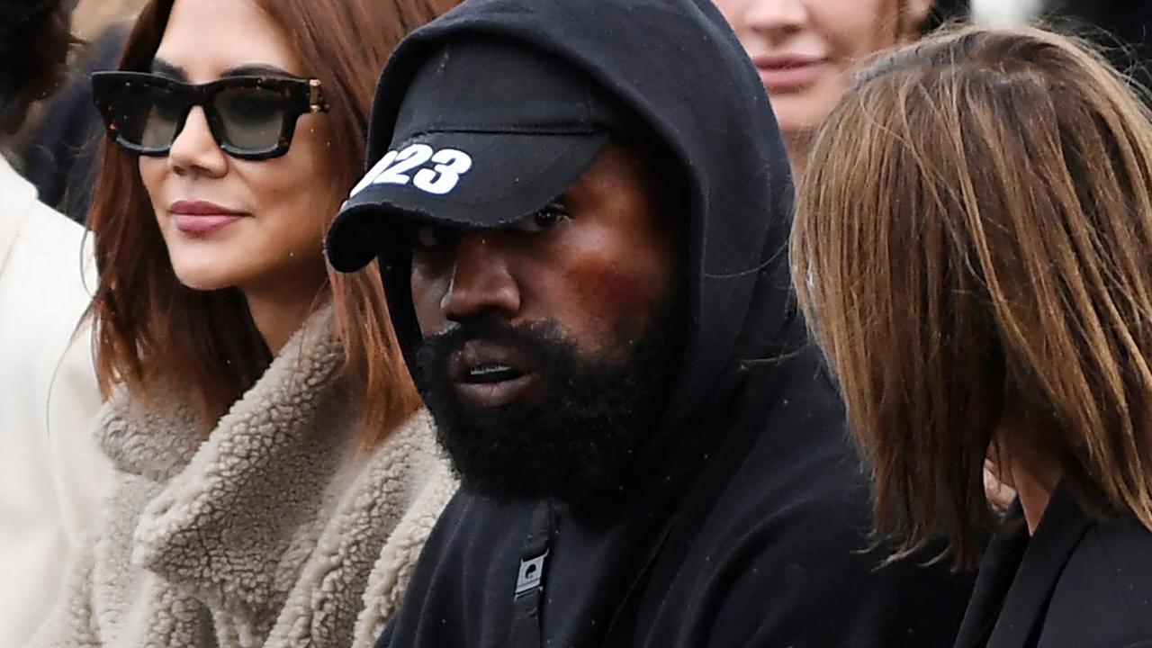 Ye has been dropped by his corporate partners. Picture: Julien De Rosa/AFP