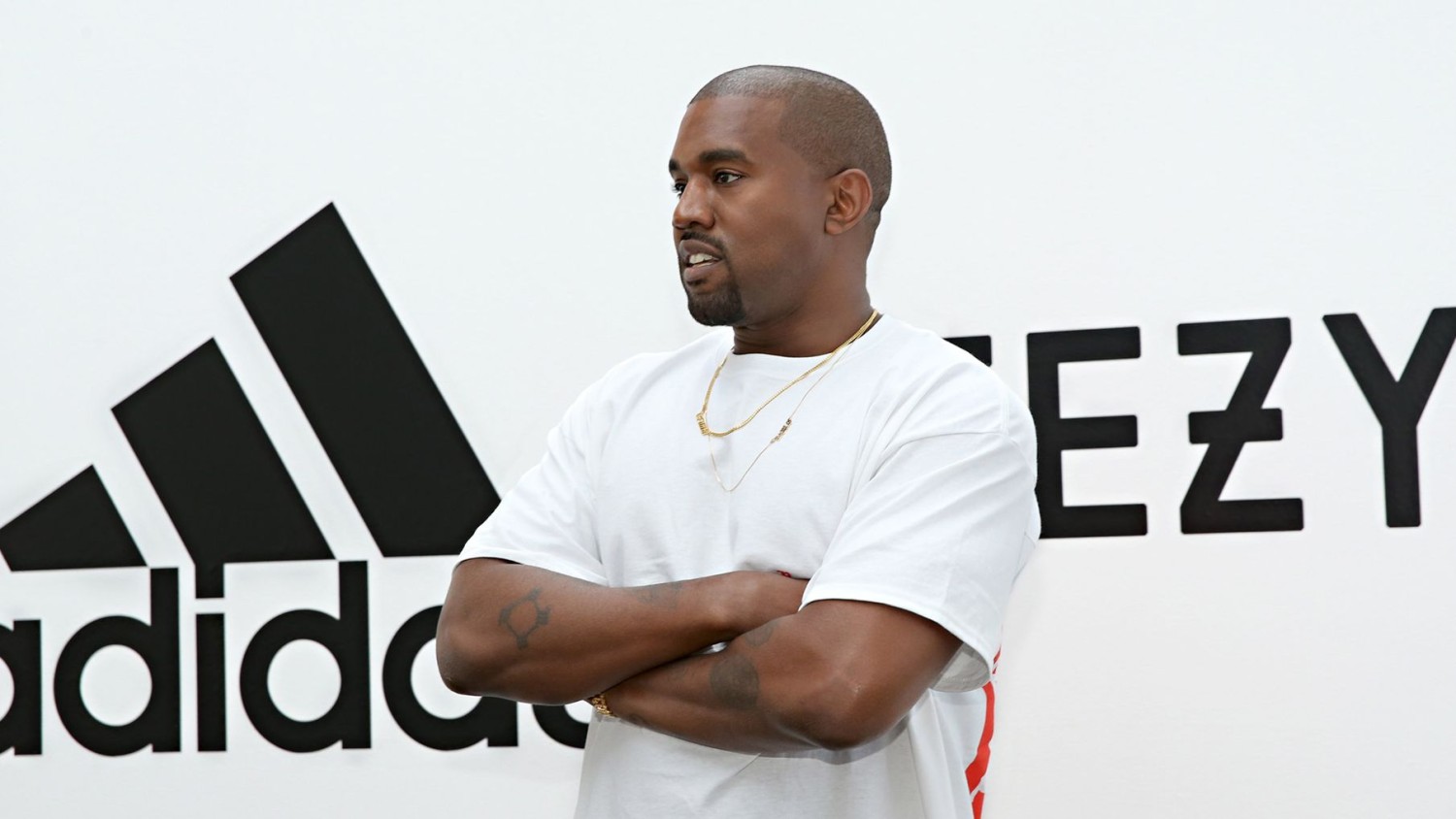 Adidas ended its partnership with Kanye West Tuesday. / Jonathan Leibson/Getty Images for Adidas