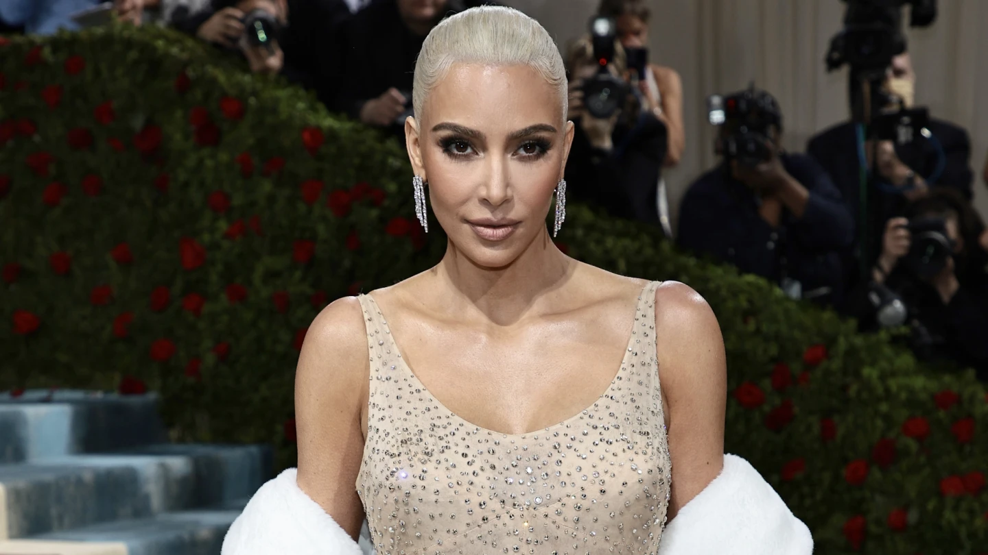 Kim Kardashian COURTESY OF DIMITRIOS KAMBOURIS/GETTY IMAGES