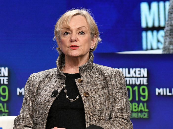 Christine McCarthy has been known for reliable financial forecasts among investors, but recently had to report some earnings misses. PHOTO: MICHAEL KOVAC/GETTY IMAGES