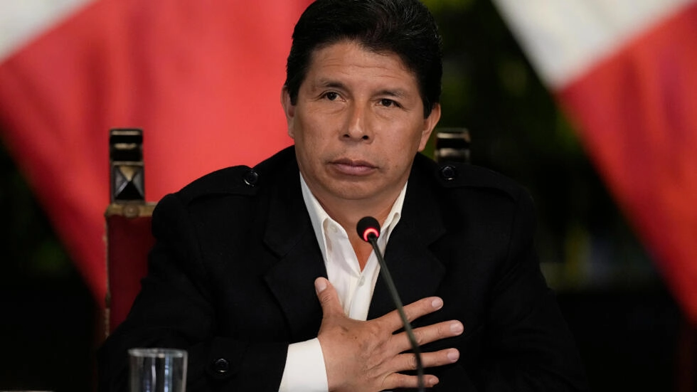 File photo: Former Peruvian President Pedro Castillo in Lima, Peru on 11 October, 2022. © Martín Mejía, AP